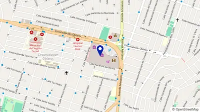 Map of the Gran Terraza Oblatos branch