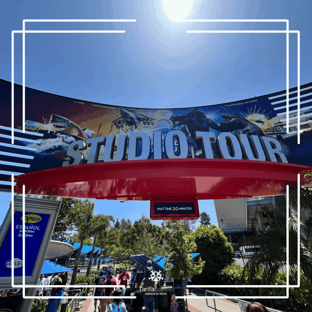 Studio Tour tram at Universal Studios Hollywood