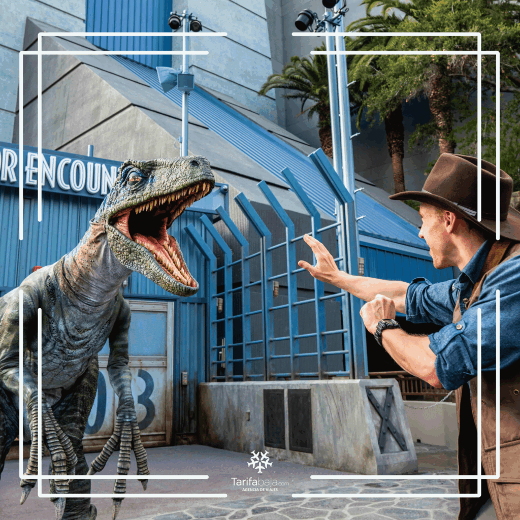 Jurassic World area at Universal Studios Hollywood