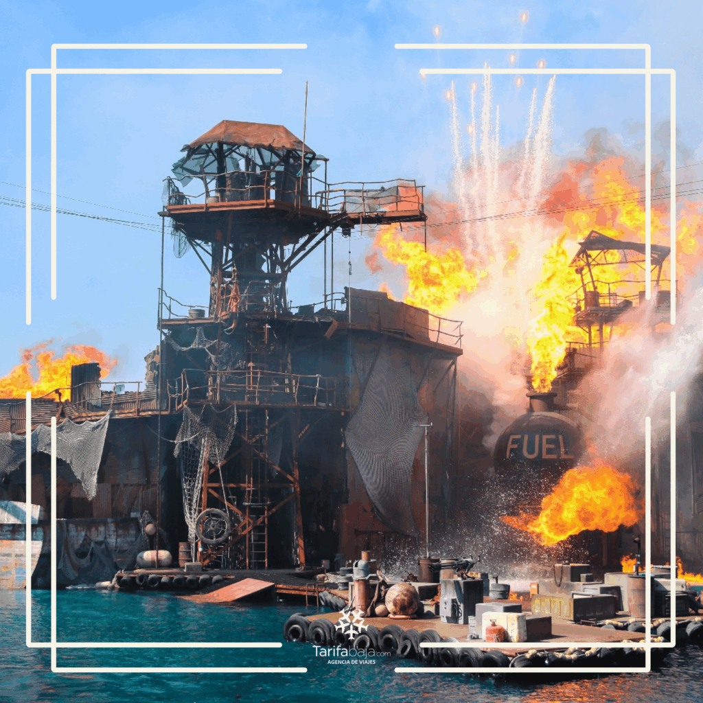 WaterWorld live show explosions