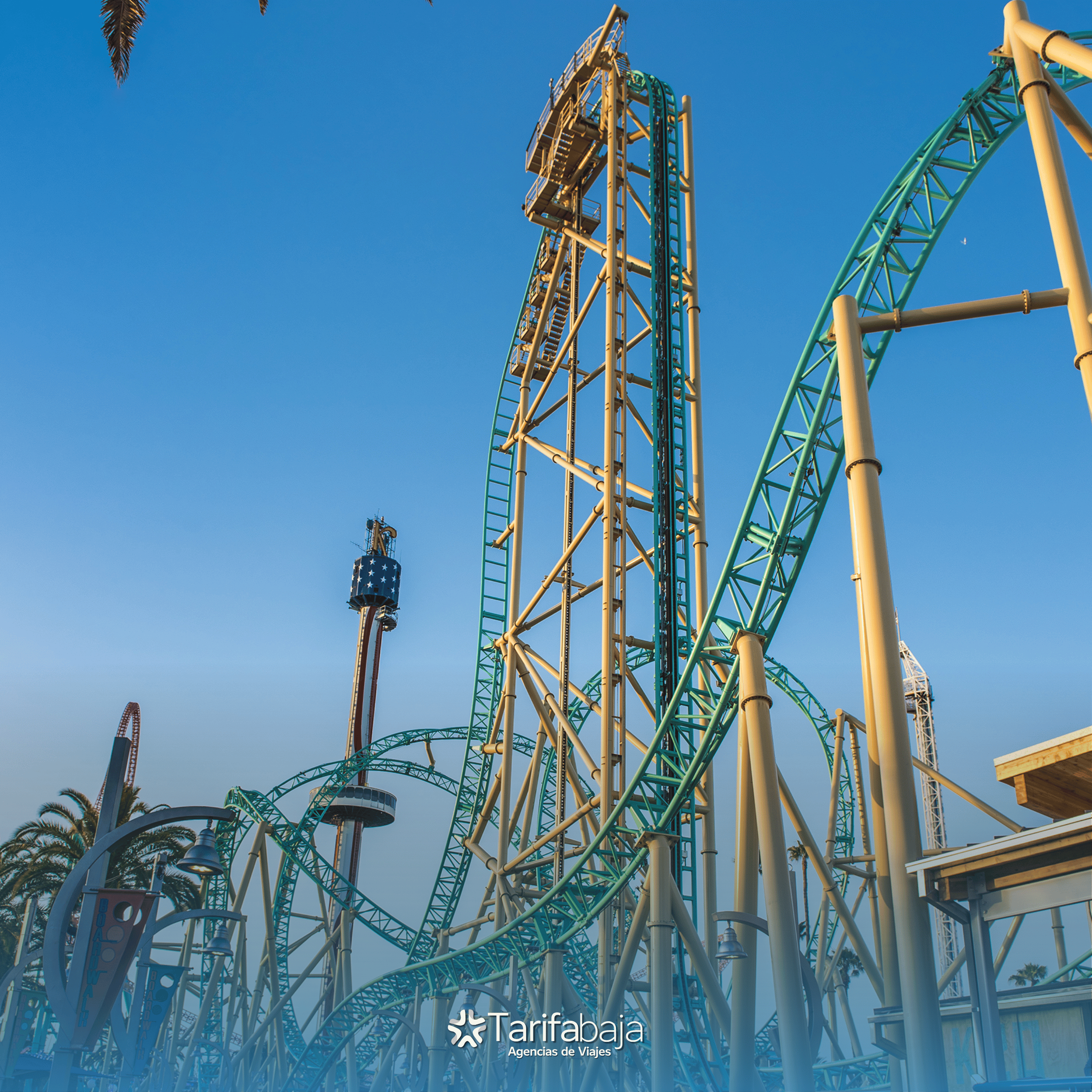 Thrill rides at Knott’s Berry Farm