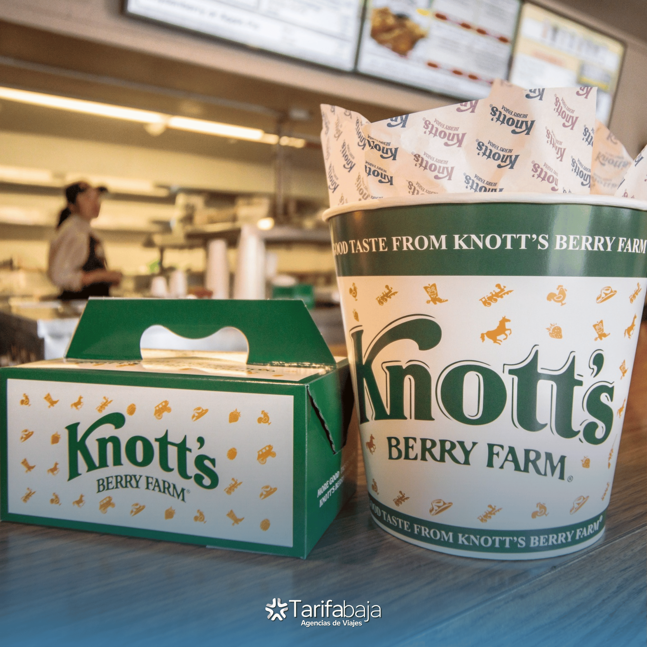 Mrs. Knott’s fried chicken
