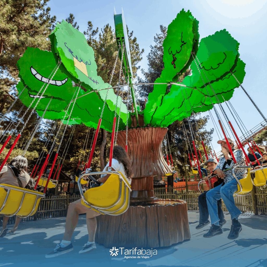 Kids' rides at Camp Snoopy
