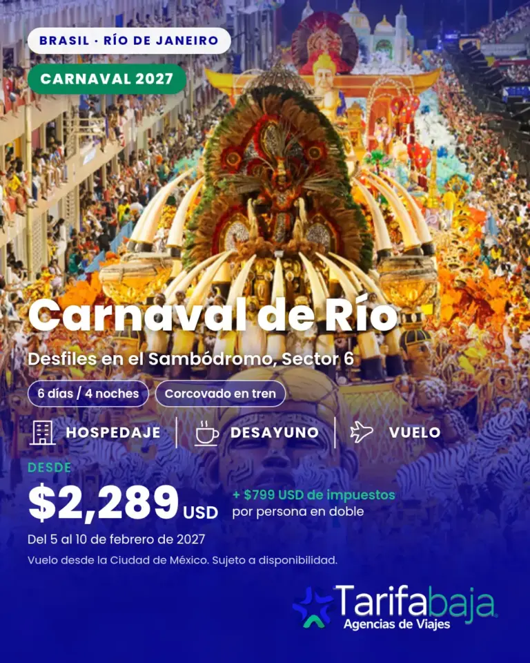 Flyer for Carnaval de Río de Janeiro 2027